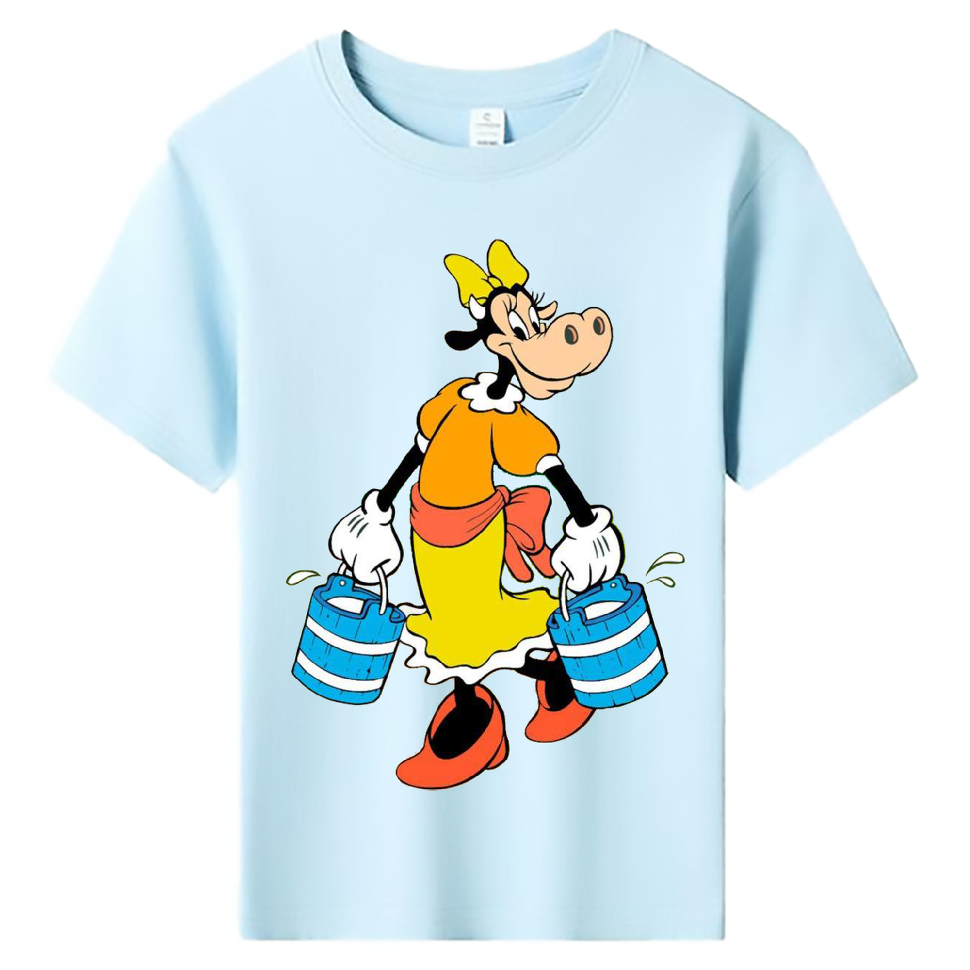ミッキーマウス Mickey Mouse 綿100％キッズTシャツ（フロントプリント）